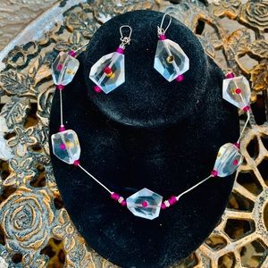 GeturRocksoff Necklace & Earring set